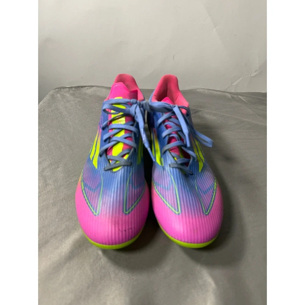 Adidas F50 Elite FG Soccer Cleats Lucid Blue Pink Yellow IE1290 Mens 10.5